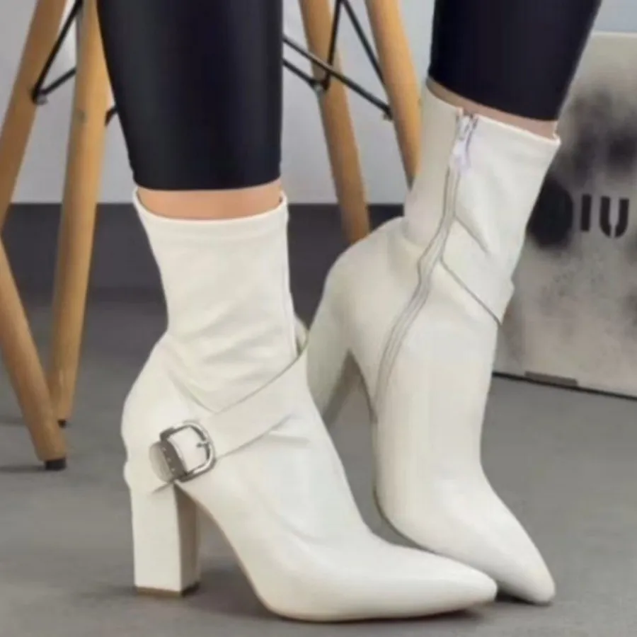 بوت کمربندی پاشنه 9سانت