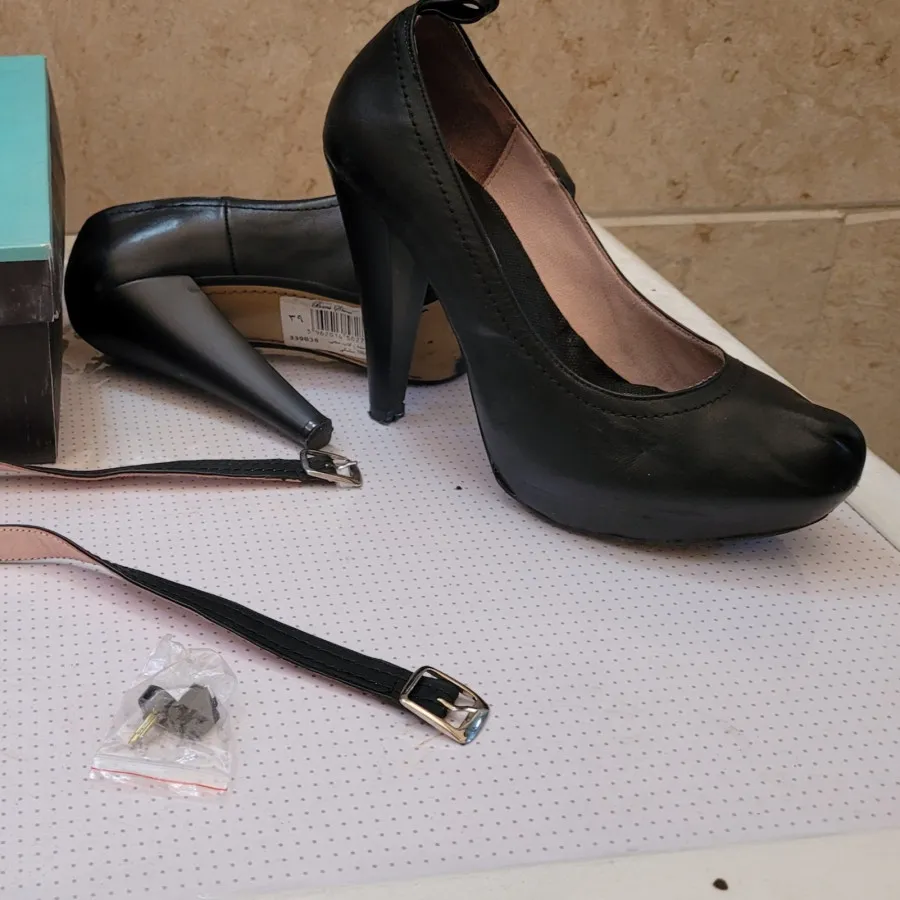 کفش پاشنه بلندجلو بسته