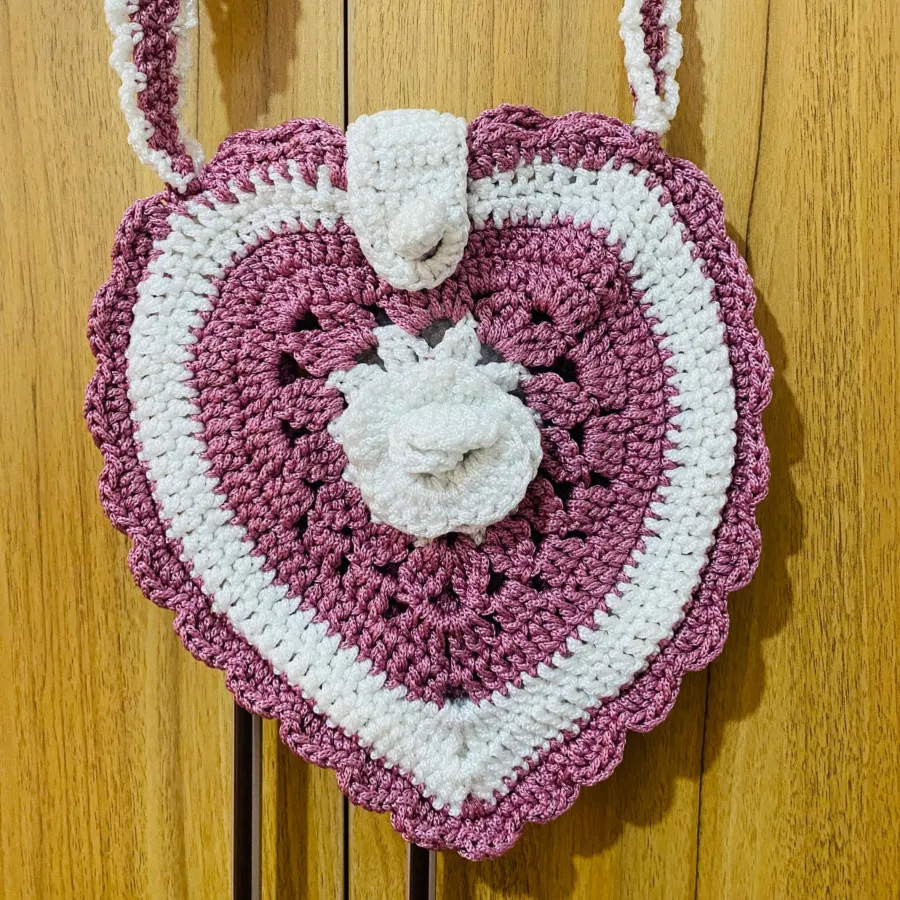 کیف دست بافت مکرومه