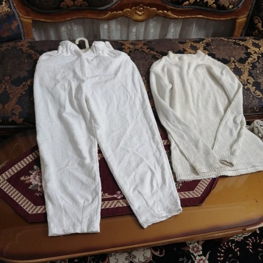 شلوار مام استایل حوله ای