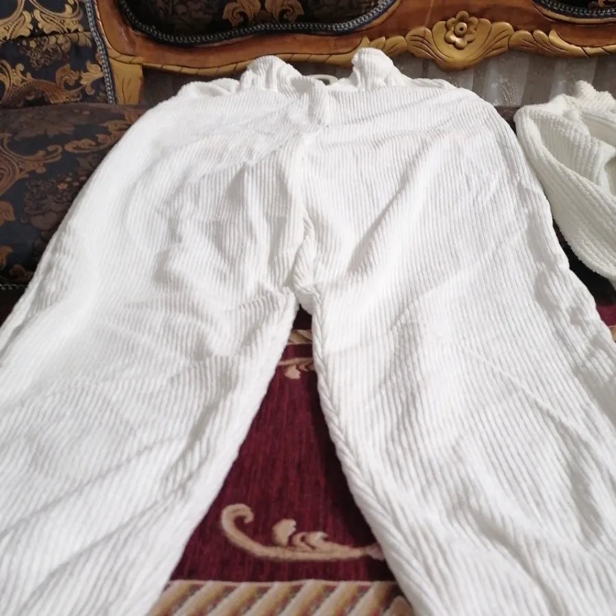 شلوار مام استایل حوله ای