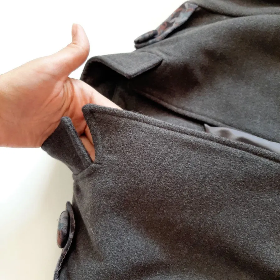 پالتو شیک یقه ایستا