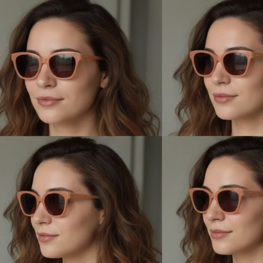 عینک دودی دو رنگ