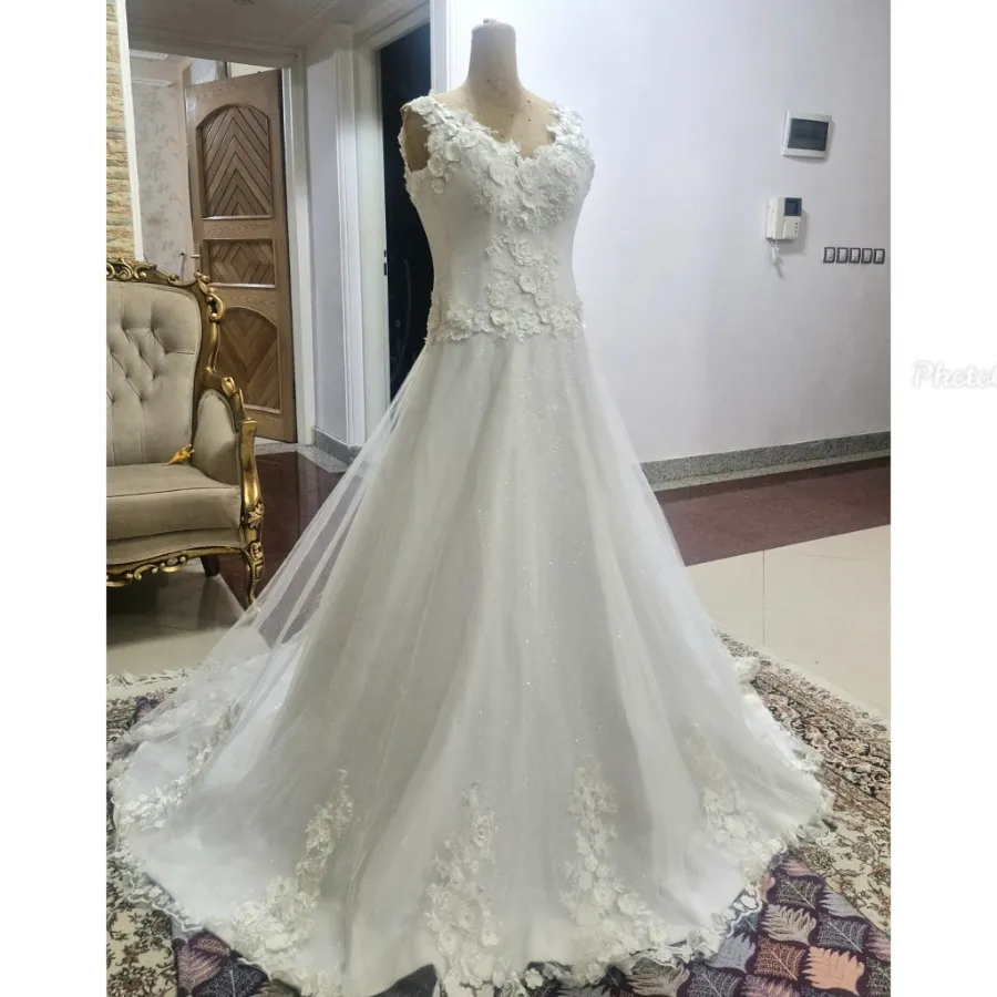 لباس عروس دانتل شکوفه