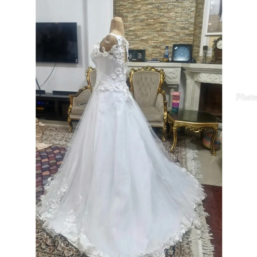 لباس عروس دانتل شکوفه