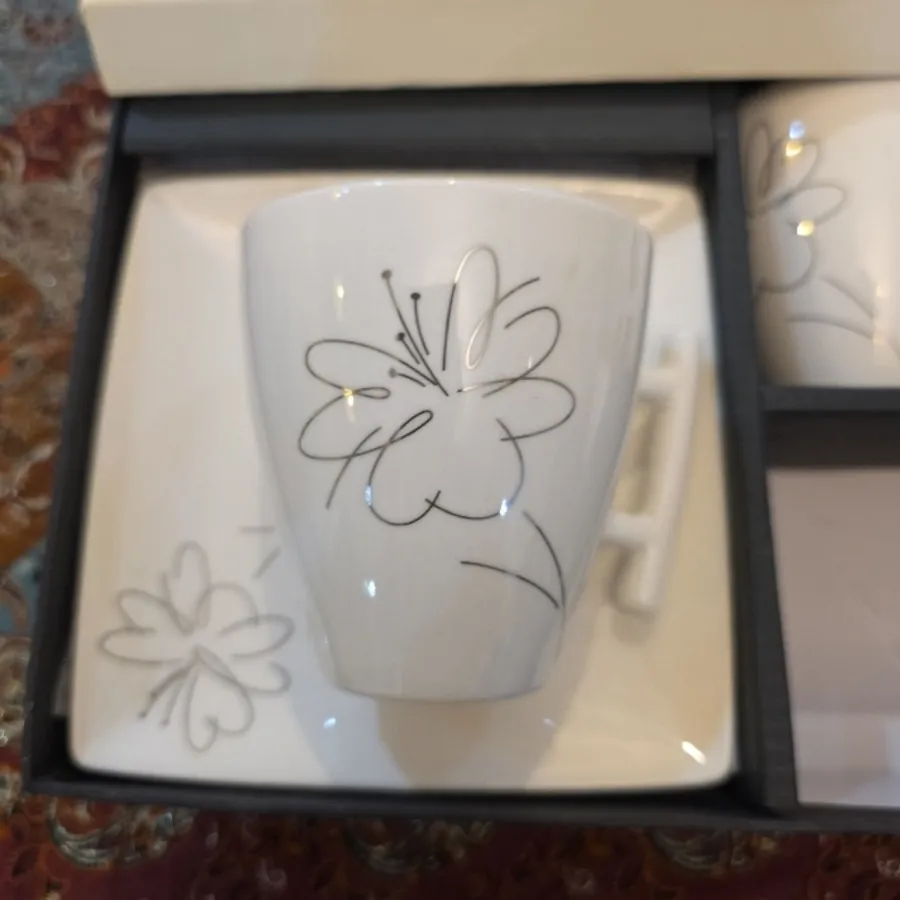 فنجان نعلبکی چینی ورسای