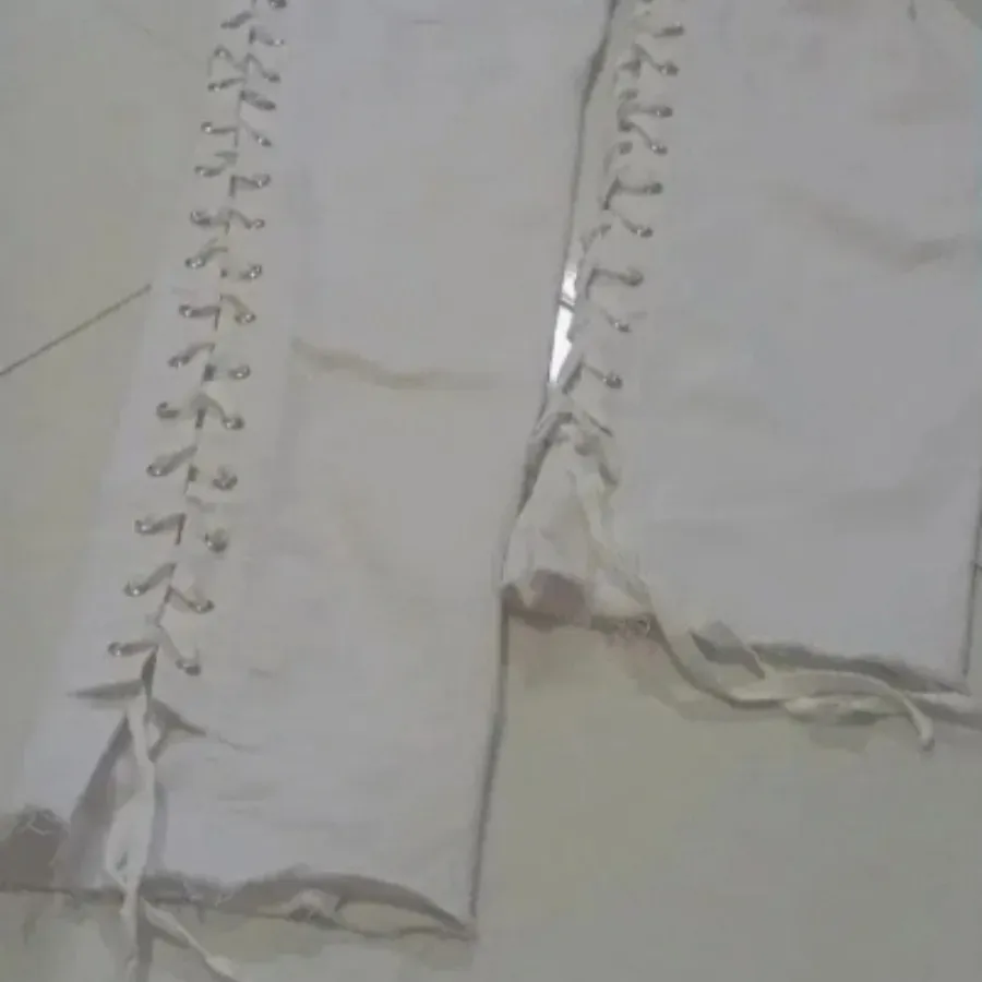 شلوار سفید کایلی جنر Roca