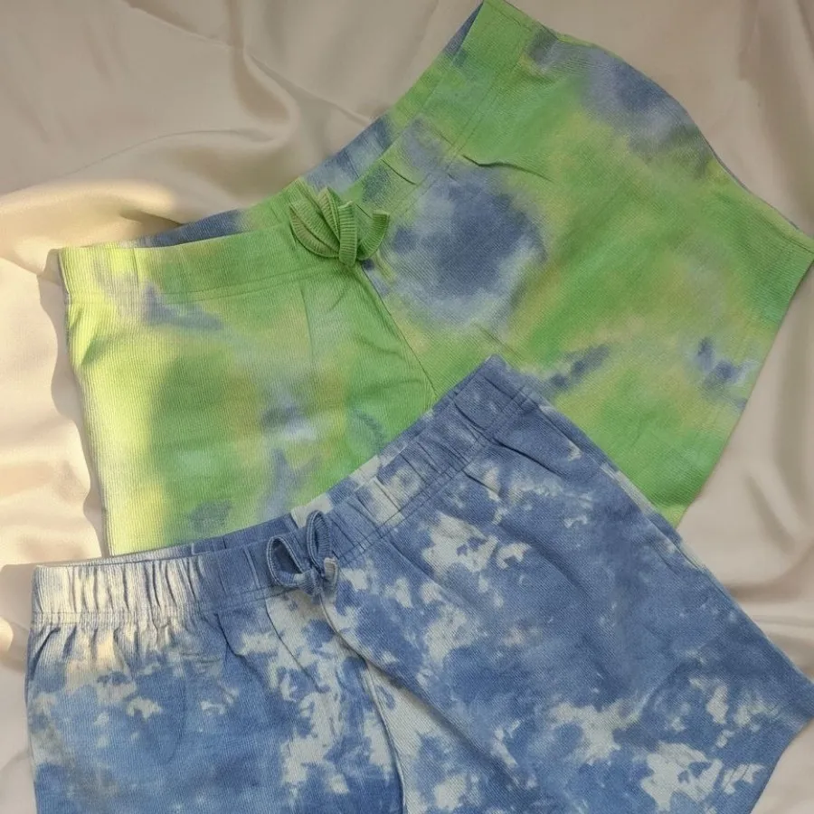 تاپ و شلوارک آبرنگی