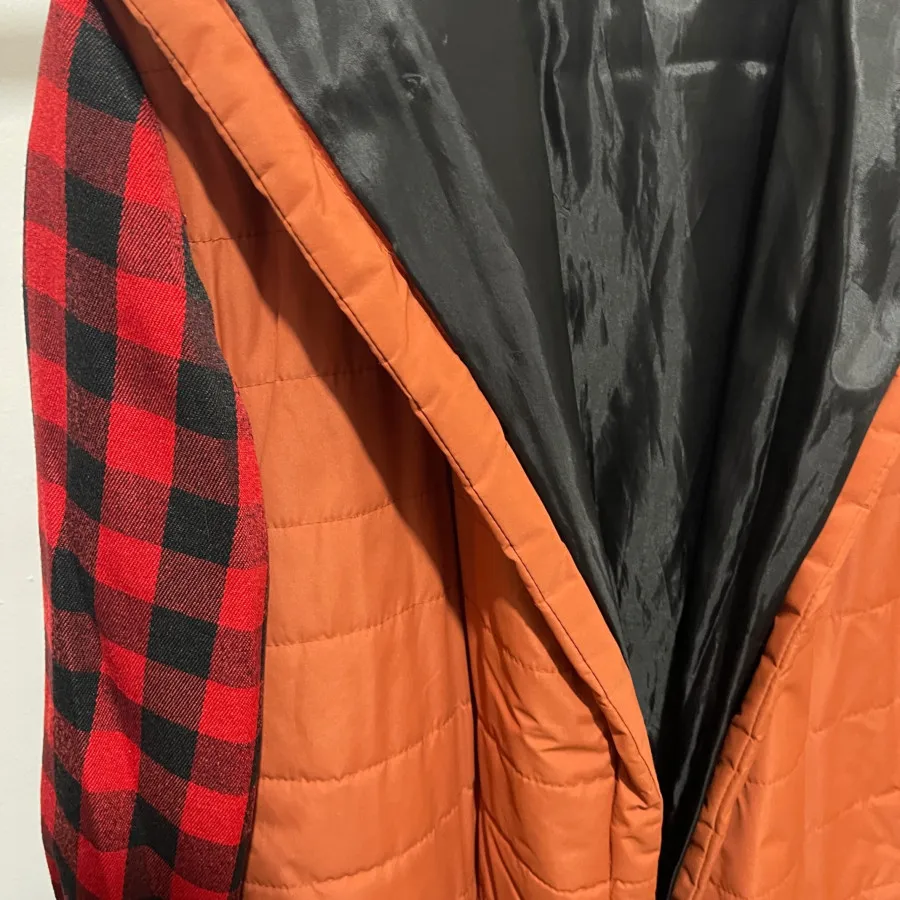 کاپشن بلند کلاهدار