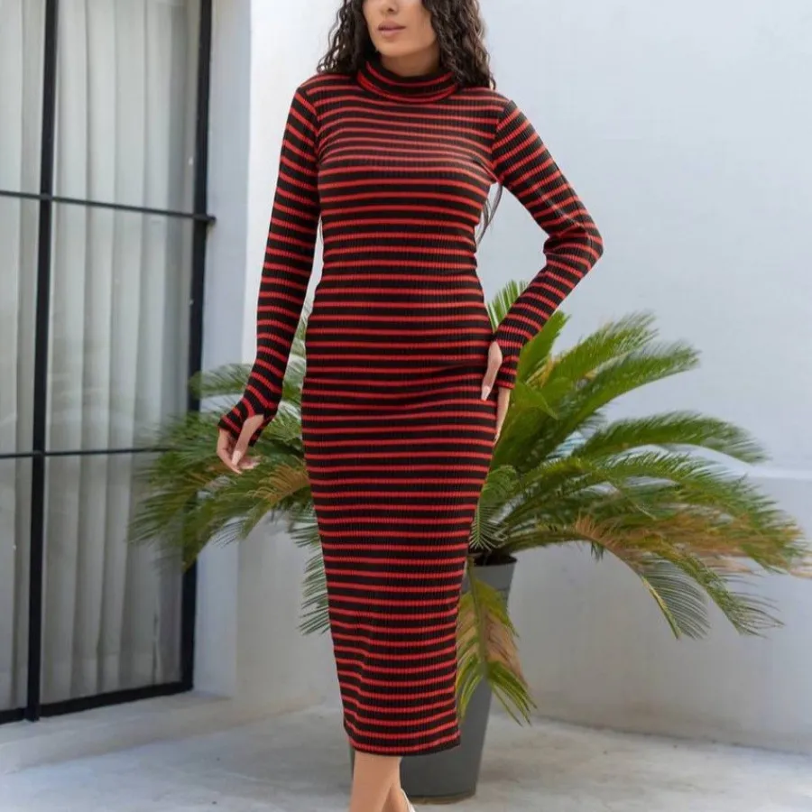 پیراهن یقه اسکی