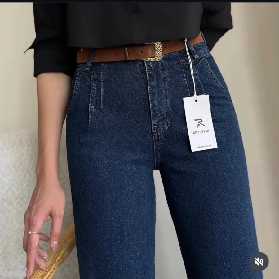 شلوار جین ابی تیره ترک