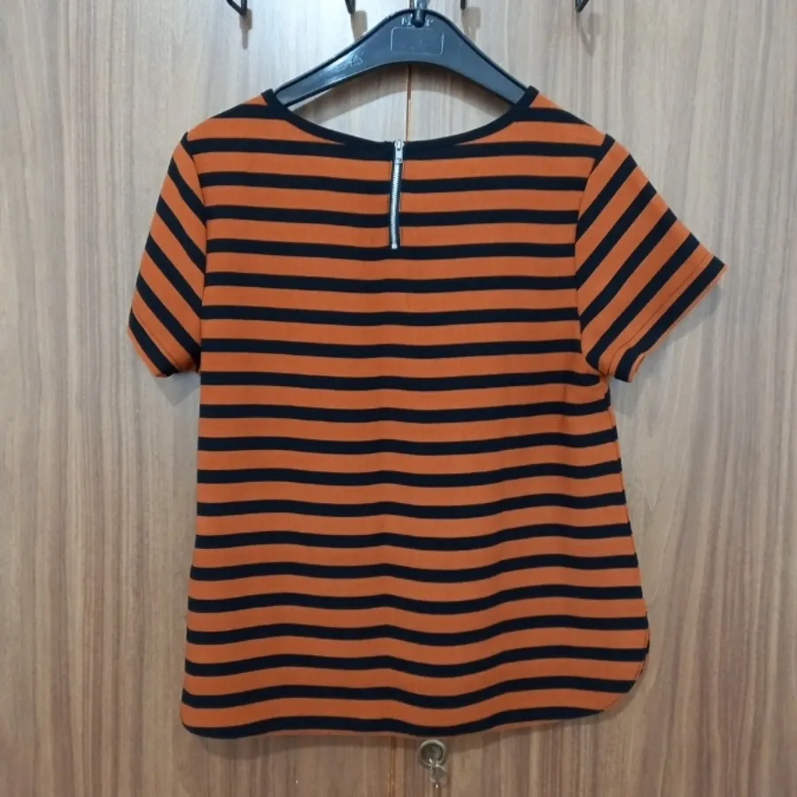 لباس آستین کوتاه راه راه