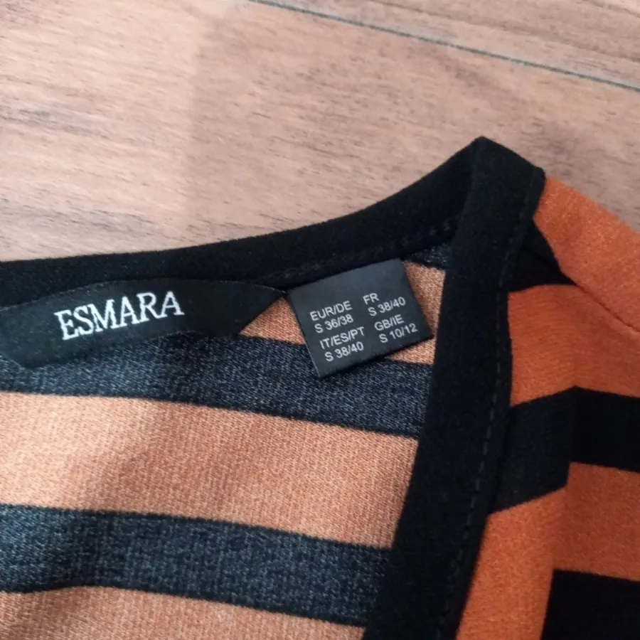 لباس آستین کوتاه راه راه