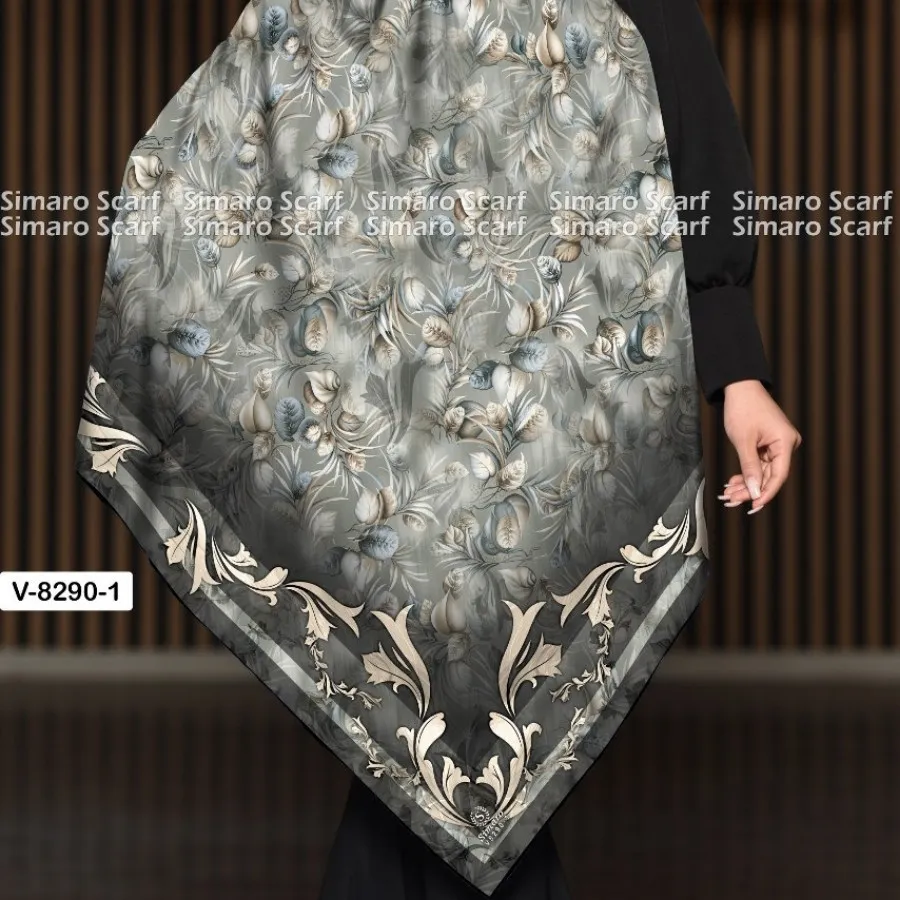 ⚜️روسری طرح برگ