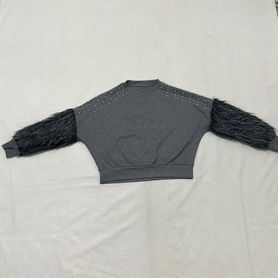 بلوز آستین خز