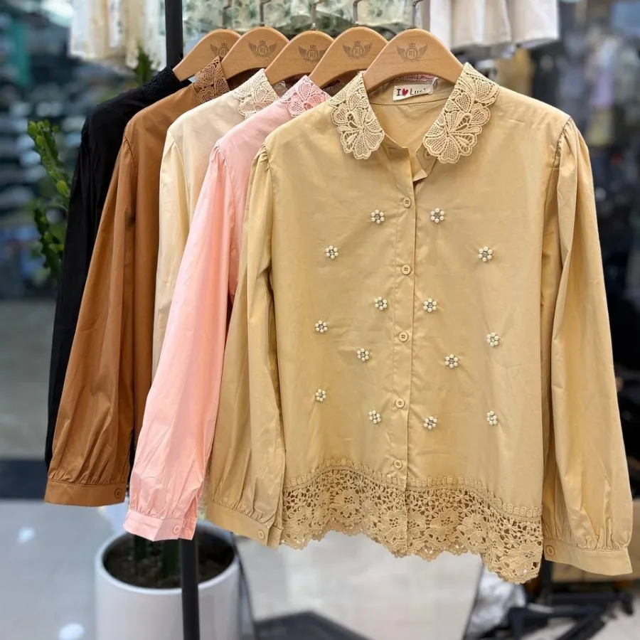 شومیز نگین دار