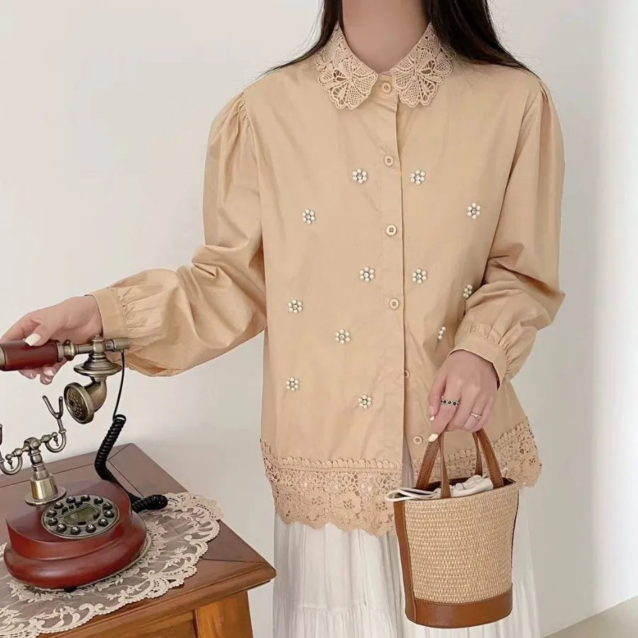 شومیز نگین دار