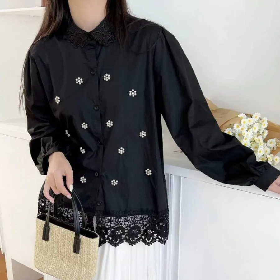 شومیز نگین دار