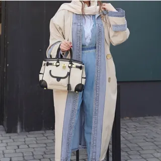 بارونی  ترکیب جین و کتان