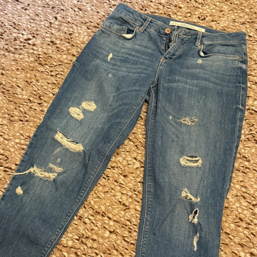 شلوار لی زاپدار LC