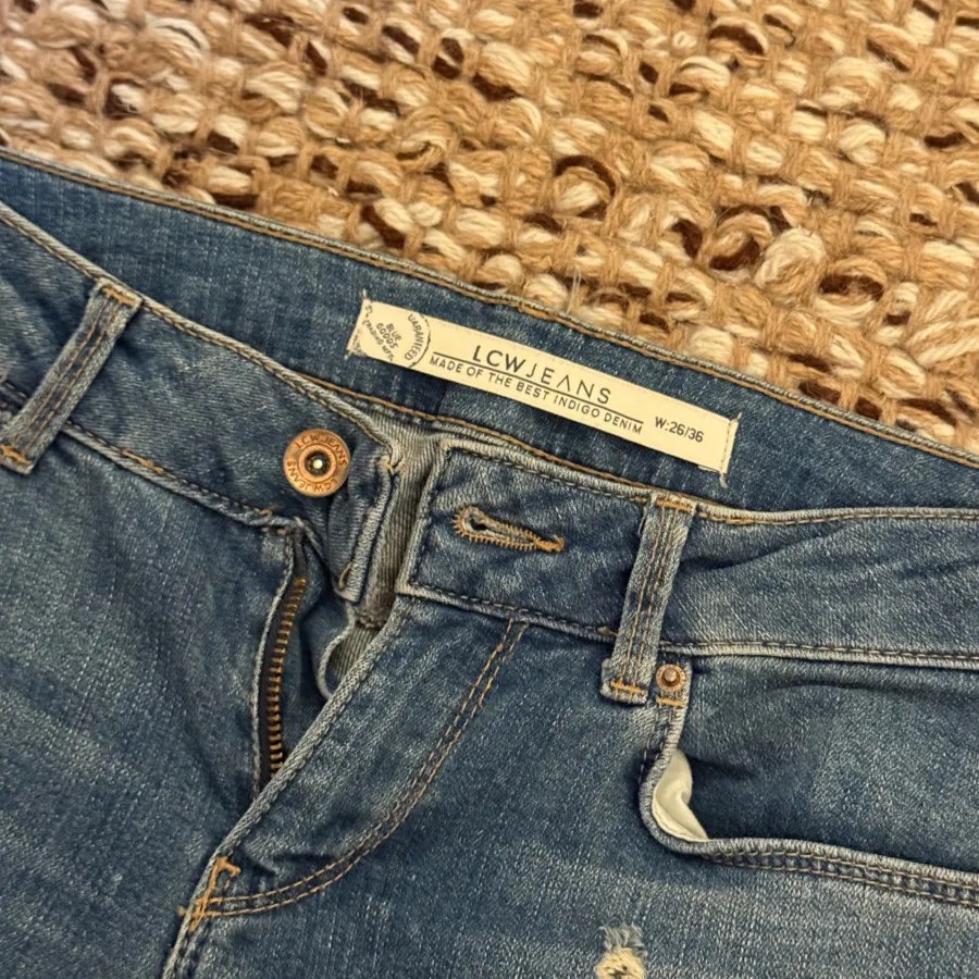 شلوار لی زاپدار LC