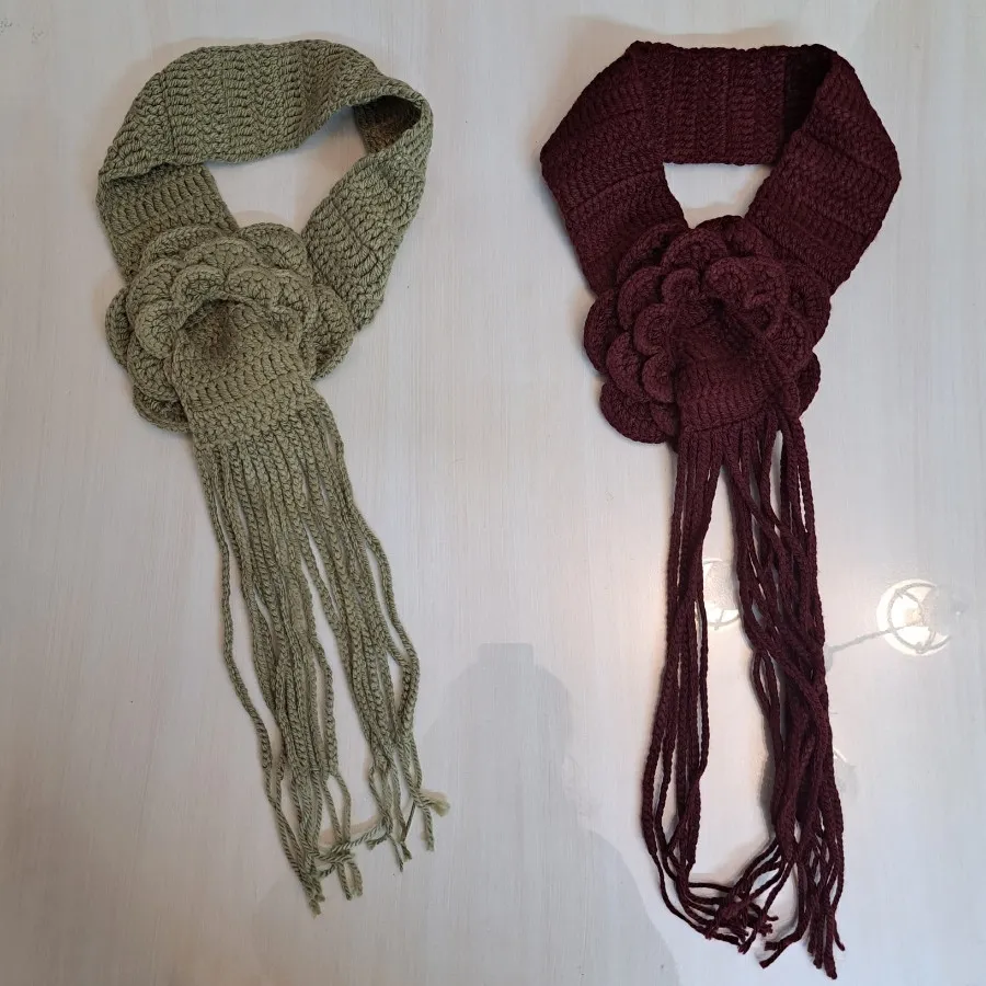 شالگردن پینترستی گل رز