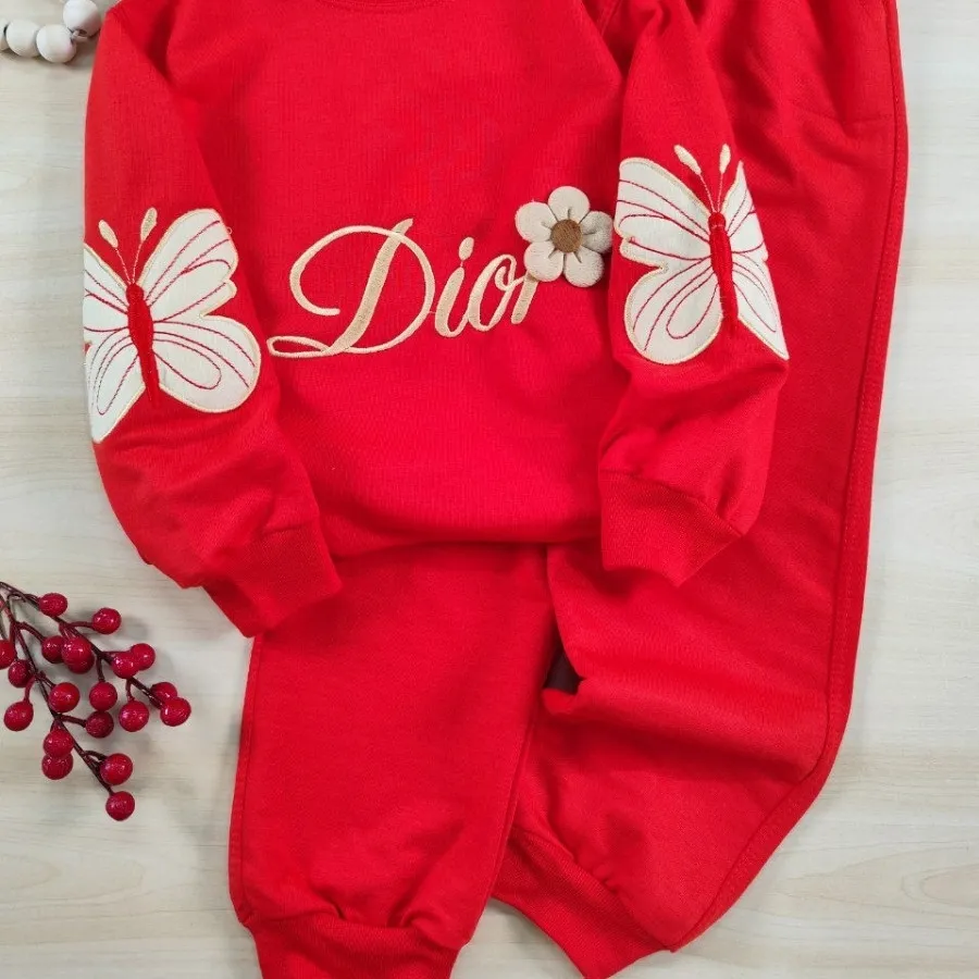 بلوز و شلوار دیور پروانه