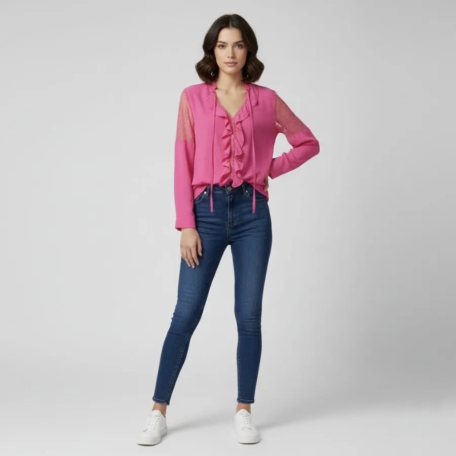 شومیز زنانه مجلسی برند