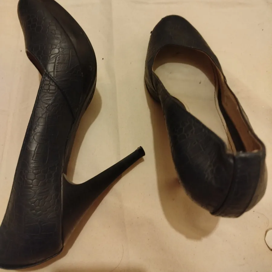 پاشنه 13 سانت بوفالو سفید