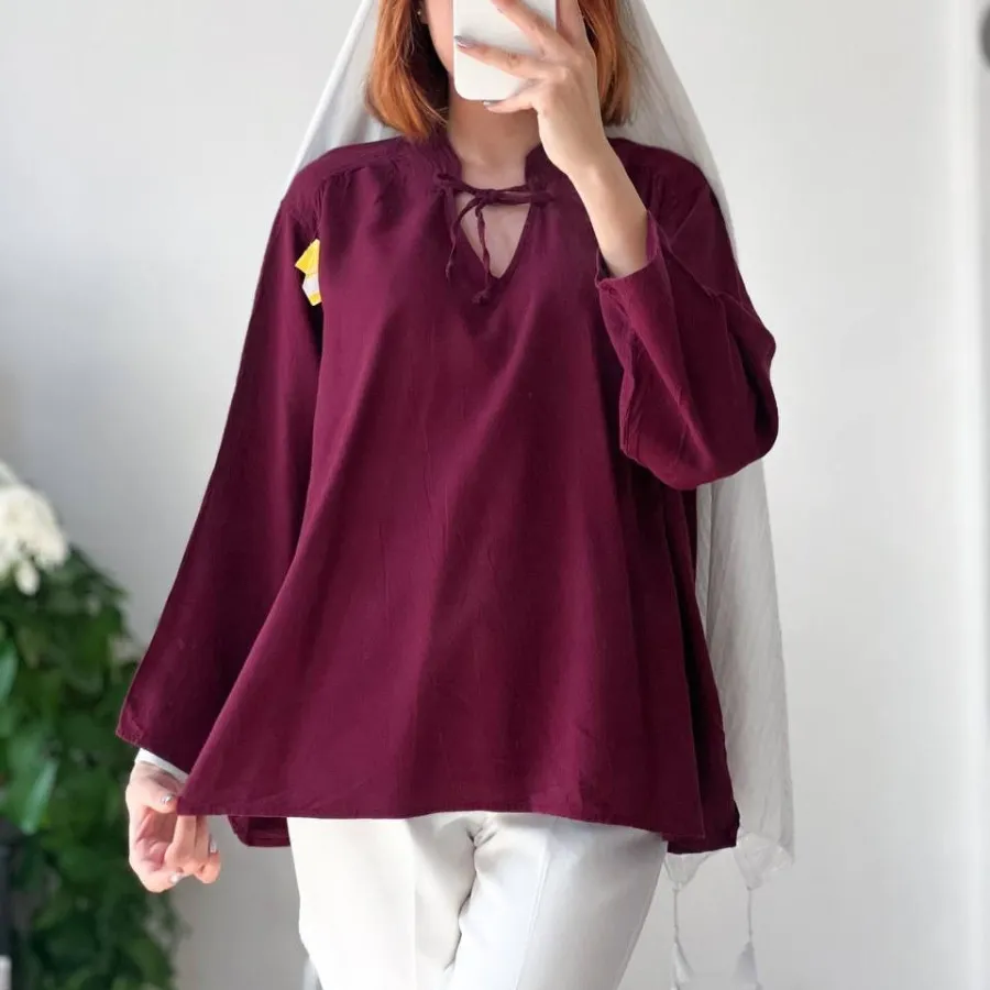 شومیز زرشکی oldnavy