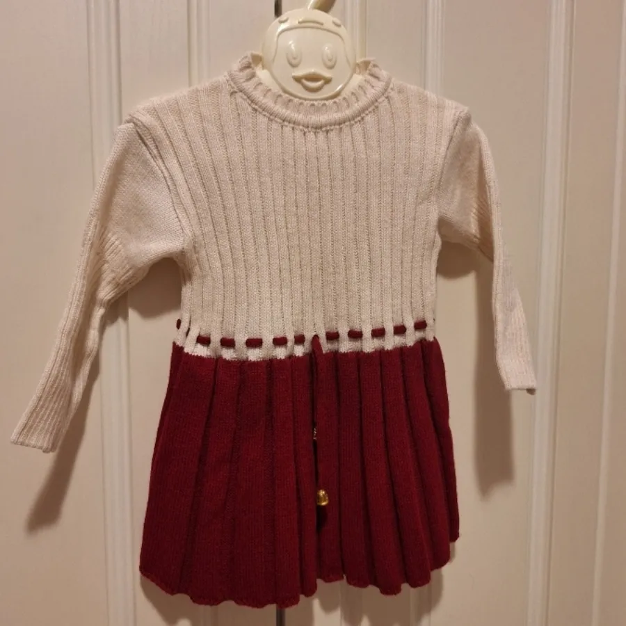 پیراهن بافت دخترانه