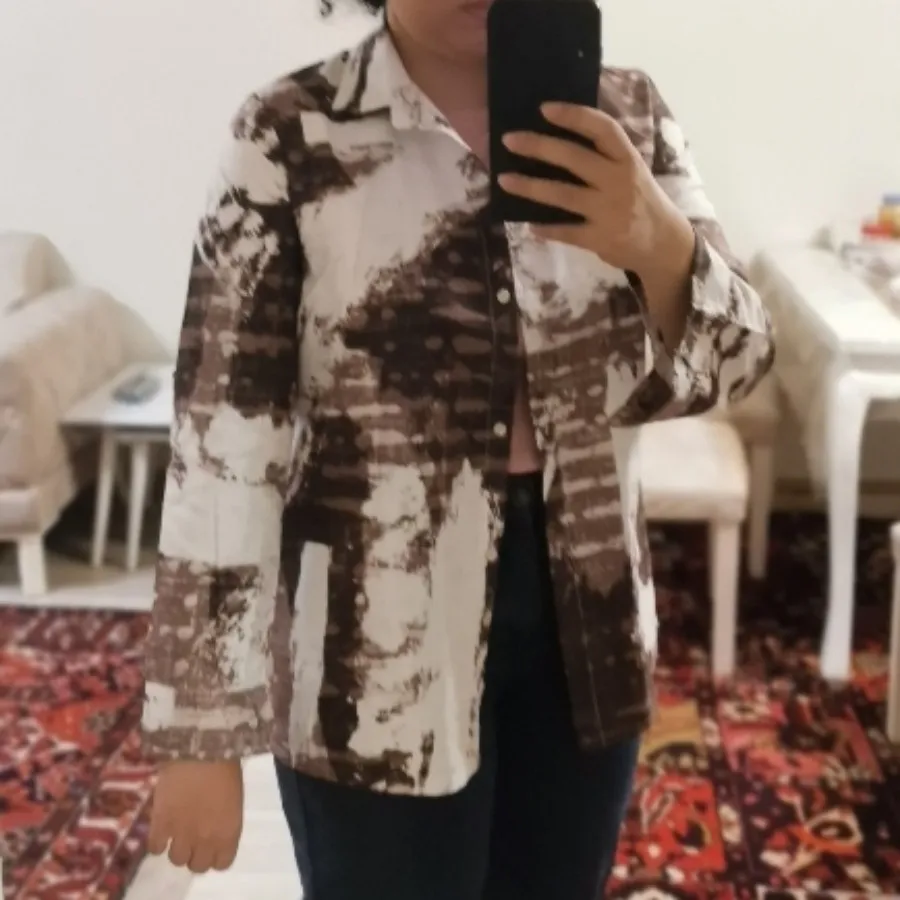 شومیز ابرو بادی قهوه ای