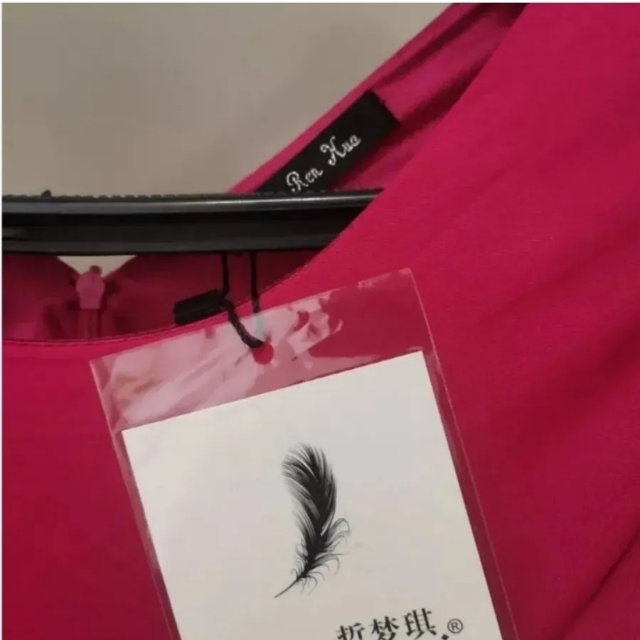 لباس مجلسی سرخابی بغل چین