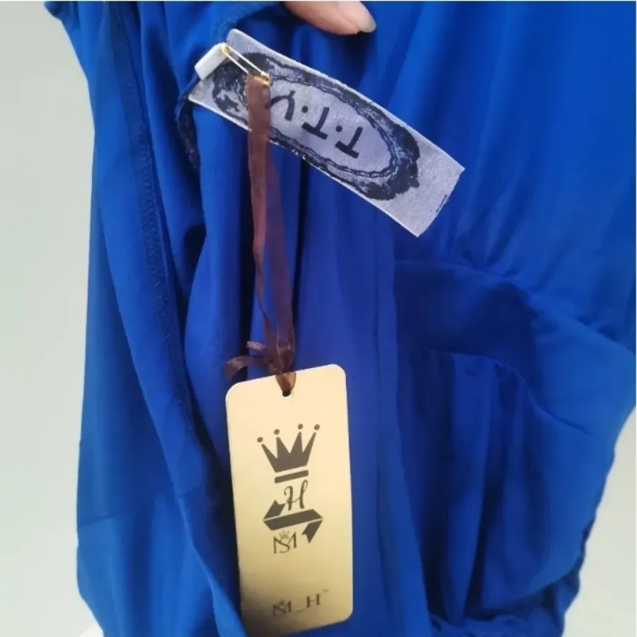 لباس مجلسی آبی نیلی یطرفی