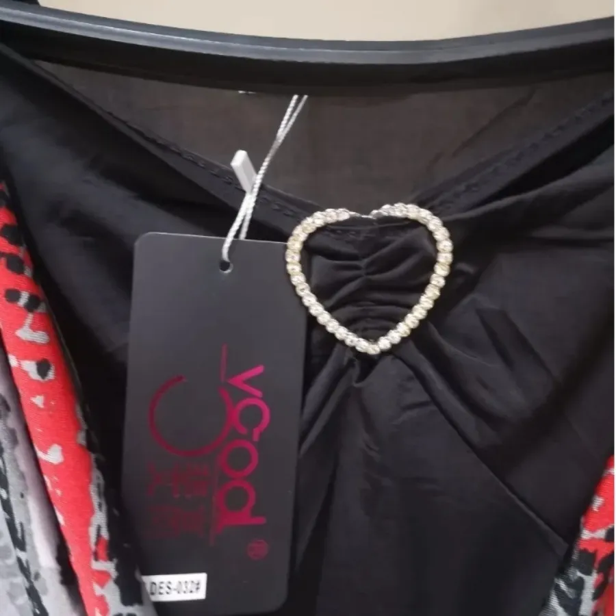 لباس مجلسی مشکی وقرمز ریو