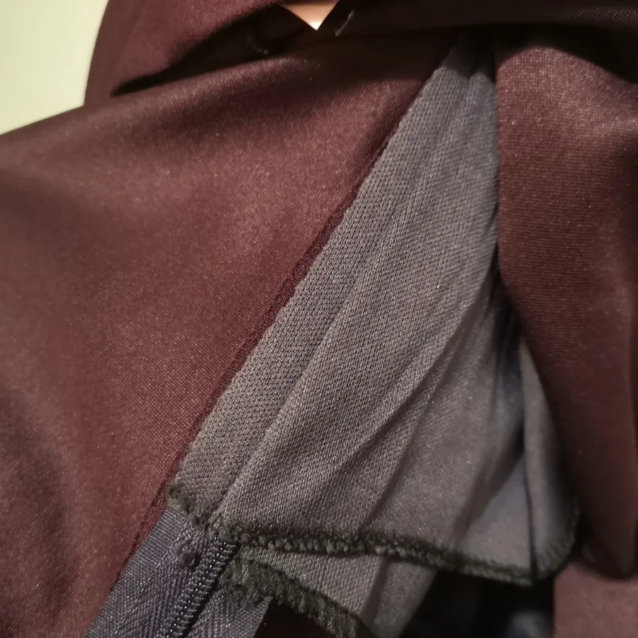 لباس مجلسی بنفش آستری دار