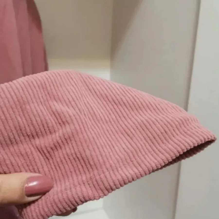 پالتو صورتی مخمل کبریتی