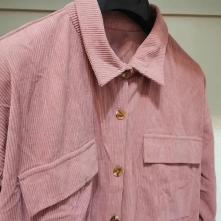 پالتو صورتی مخمل کبریتی