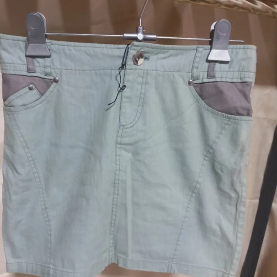 دامن جین کتان