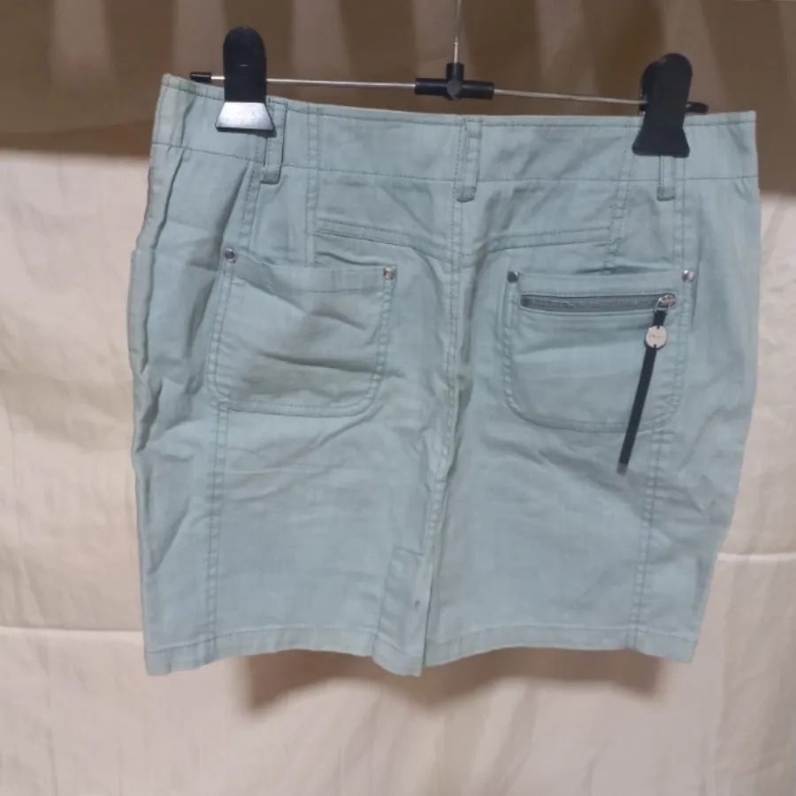 دامن جین کتان