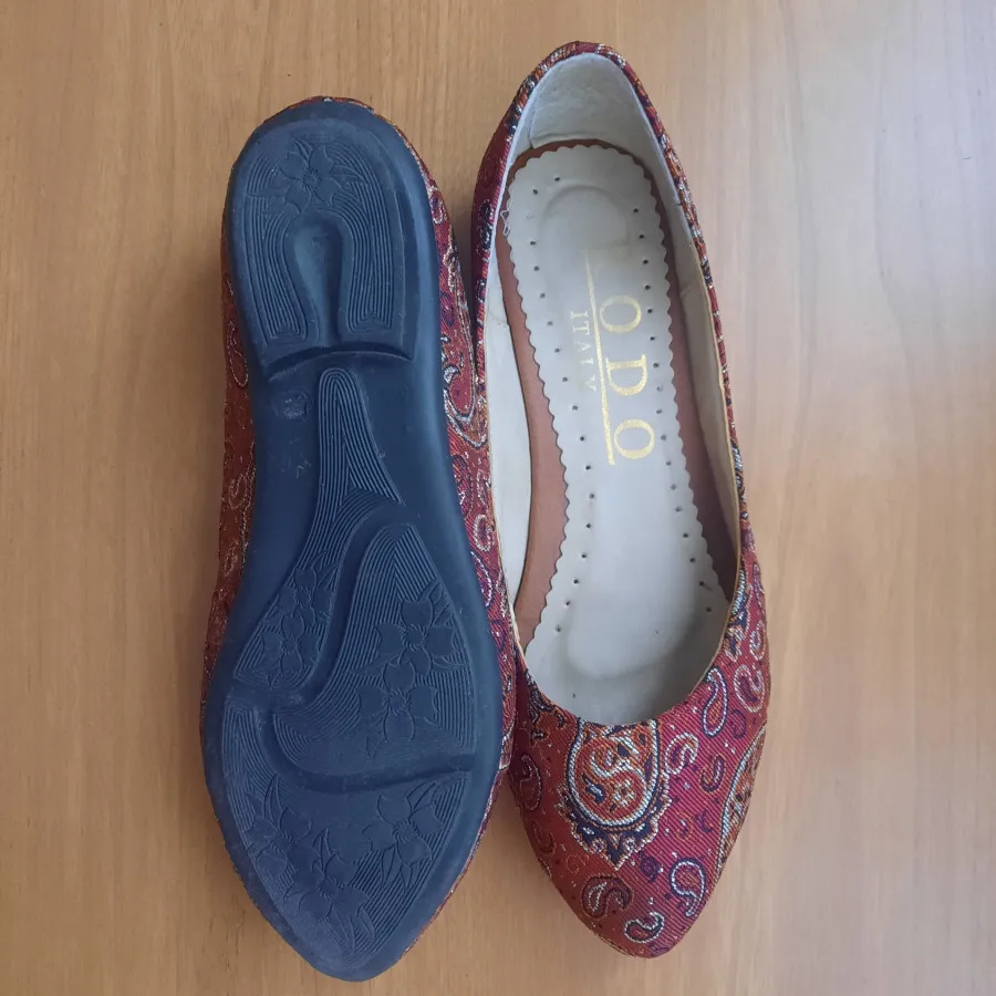 کفش روفرشی عروسکی ترمه