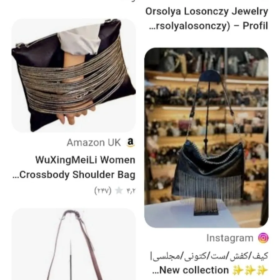 کیف کلاچ شیک  چرم اصلی