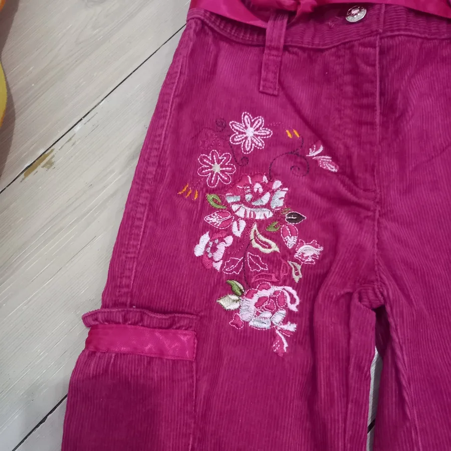 شلوار کبریتی صورتی نو