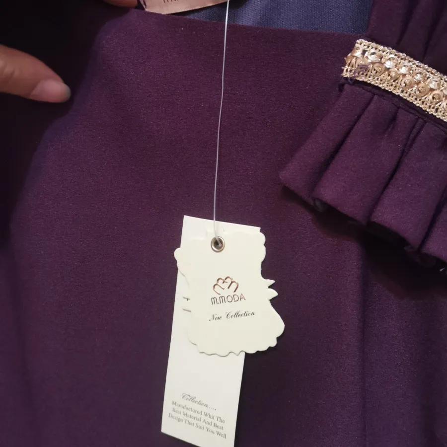 لباس مجلسی بنفش پاپیون