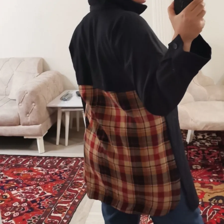 پالتو پشت 4 خونه قهوه ای