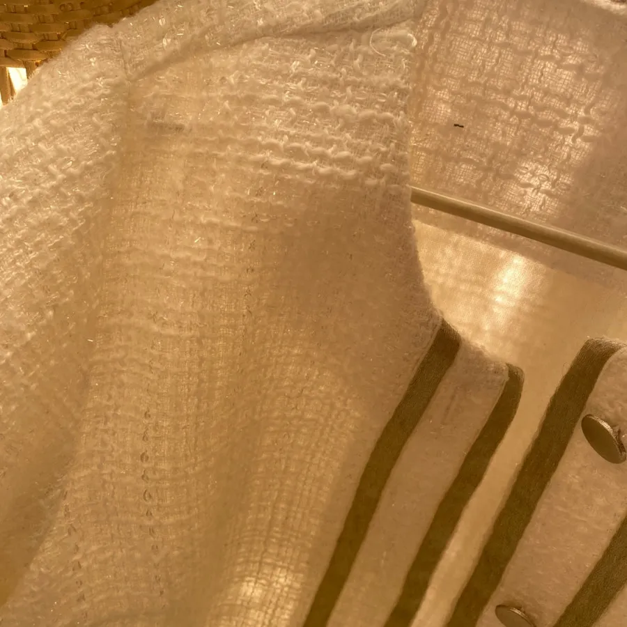 کت پشمی سفید شنل