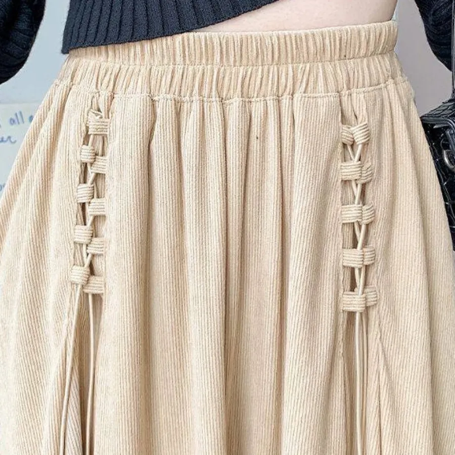 دامن جنس مخمل کبریتی