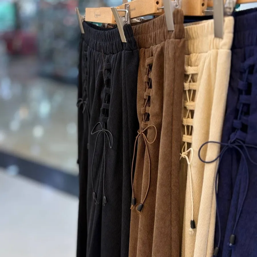 دامن جنس مخمل کبریتی