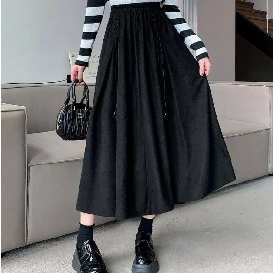 دامن جنس مخمل کبریتی