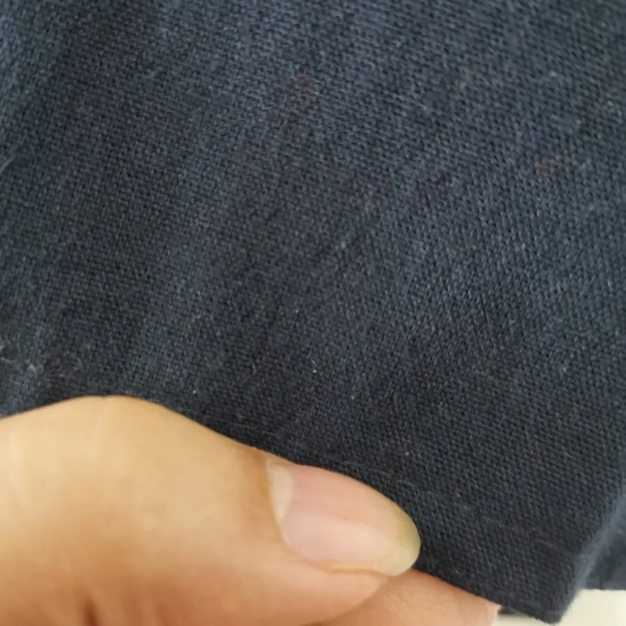 کت دامن کتان سرمه ای فری